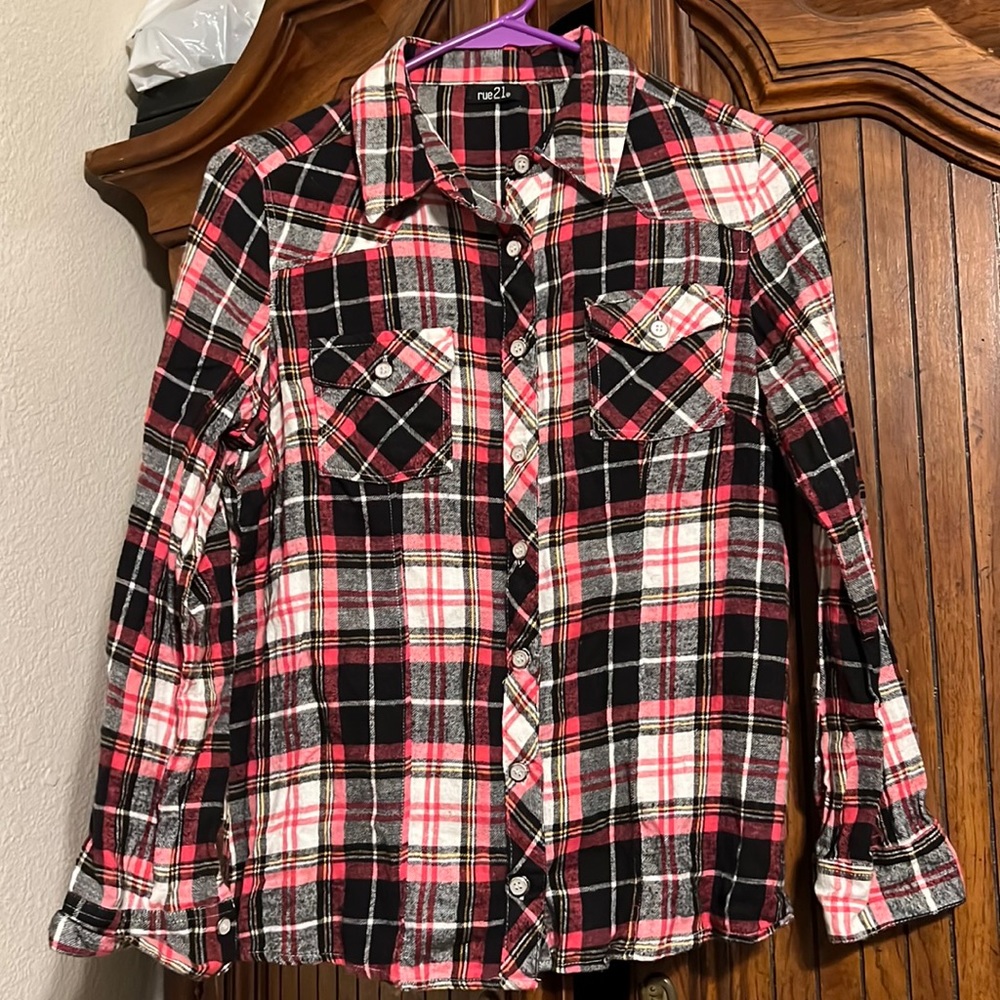 Rue 21 plaid shirt